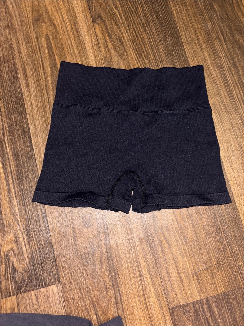 Women’s Black High-Waist Shaping Shorts